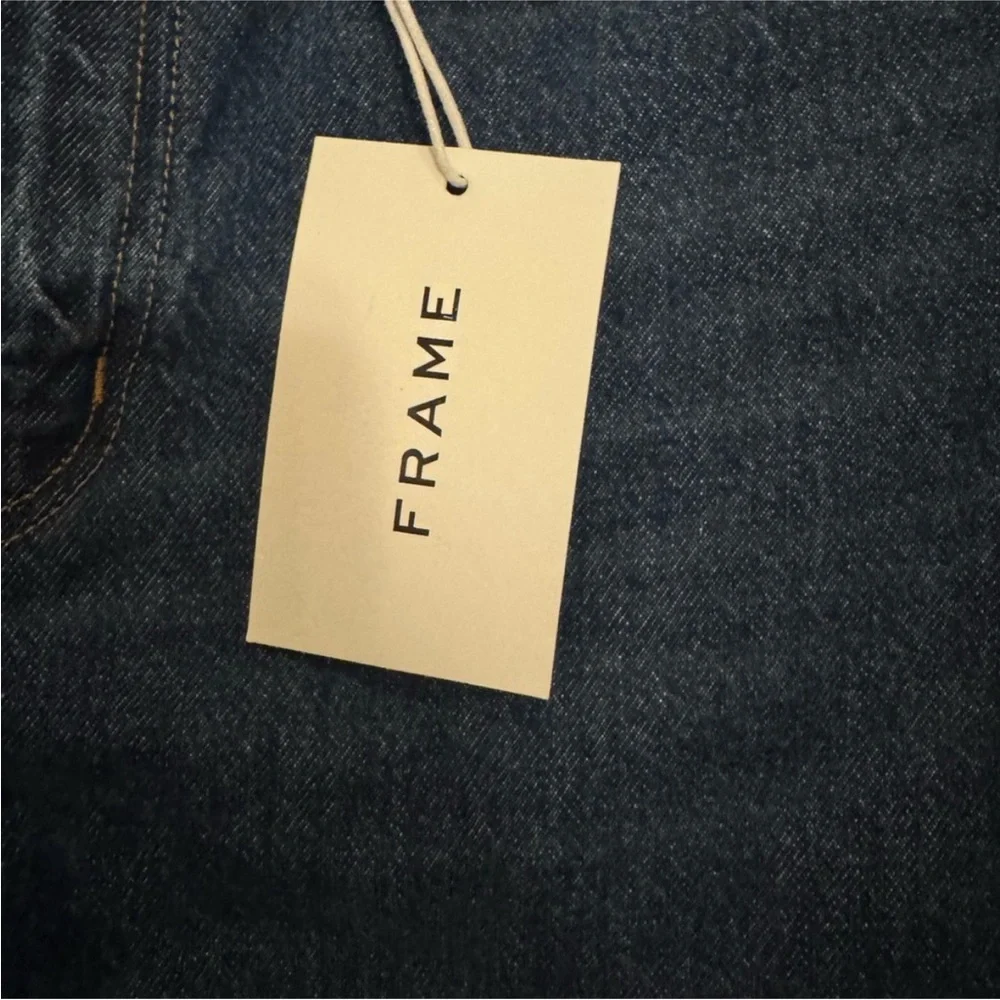 NWT! Frame Le Jane Ankle High Rise Straight Women's Denim, Kirk, Size 24 - Picture 2 of 3